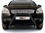 Barra Di Protezione Del Paraurti Anteriore Per Nissan Qashqai 2007-2010 Con Abe Acciaio Nero