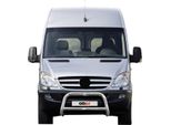 Barra Di Protezione Del Paraurti Anteriore Per Mercedes Sprinter 2006-2014 Con Abe Acciaio Argento