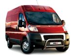 Barra Di Protezione Paraurti Anteriore Per Fiat Ducato 2006-2016 Abe Acciaio Argento