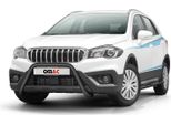 Barra Di Protezione Del Paraurti Anteriore Per Suzuki SX4 S-Cross 2016-2022 Con Abe Nero
