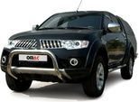 Barra Di Protezione Del Paraurti Anteriore Per Mitsubishi L200 2009-2015 Con Abe Argento