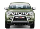 Barra Di Protezione Del Paraurti Anteriore Per Mitsubishi L200 2015-2022 Con Abe Argento