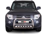 Barra Di Protezione Del Paraurti Anteriore Per Pajero 2007-2014 Abe In Acciaio Inox Argento