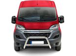 Protezione Paraurti Anteriore Per Citroen Jumper 2006-2016 Acciaio Argento Con Abe