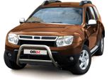 Protezione Paraurti Anteriore Per Dacia Duster 2010-2014 Acciaio Argento Con Abe