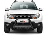 Barra Di Protezione Del Paraurti Anteriore Per Dacia Duster 2010-2018 Con Acciaio Abe Nero