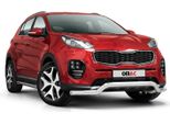 Protezione Paraurti Anteriore Per Kia Sportage 2015-2018 In Acciaio Abe Silver
