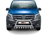 Barra Di Protezione Anteriore In Acciaio Inox Per Mercedes Vito W447 2014-2025 Abe Argento