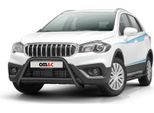 Barra Di Protezione Paraurti Anteriore Per Suzuki SX4 S-Cross 2016-2022 Abe Acciaio Nero