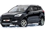 Barra Di Protezione Del Paraurti Anteriore Per Ford Kuga 2012-2017 Con Abe In Acciaio Nero