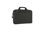Borsa Per Computer Portatile Da 15,6 Pollici - Idrorepellente - Nylon - Leggera - Cartella - Nero