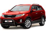 Barra Di Protezione Del Paraurti Anteriore Per Kia Sorento 2012-2015 Con Abe Acciaio Nero