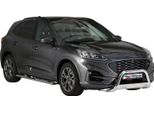 Barra Di Protezione Paraurti Anteriore Per Ford Kuga 2019-2025 ø63Mm Acciaio Protezione Argento