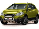Protezione Paraurti Anteriore Per Suzuki SX4 S-Cross 2013-2022 Argento Abe