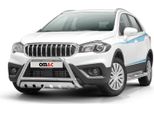 Protezione Paraurti Anteriore Per Suzuki SX4 S-Cross 2016-2022 Abe Argento