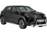 Barra Di Protezione Del Paraurti Anteriore Per Opel Mokka 2021-2025 ø63Mm Acciaio Protezione Argento