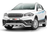 Protezione Paraurti Anteriore Per Suzuki SX4 S-Cross 2016-2022 Grigio Abe