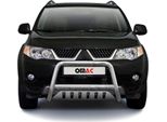 Protezione Paraurti Anteriore Per Mitsubishi Outlander 2007-2010 Abe Argento