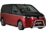Barra Di Protezione Paraurti Anteriore Per Vw Multivan T7 2022-2025 ø63Mm Acciaio Argento