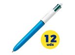 Bic 889969 Biro 4 Colori Originale Blu Colori Di Scrittura Assortiti