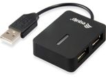 Equip 128952 Hub Di Interfaccia Usb 2.0 480 Mbit/S Nero