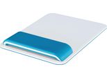 Leitz 6517-00-36 Tappetino Per Mouse Ergo Wow A Due Altezze Bianco/Blu(T)