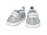 Heless Doll Sneakers Glitter Argento, 38-45 Cm