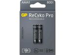 Gp Batterie Ricaricabili Recyko Pro Professional Aaa (HR03), 2 Pezzi, B2218