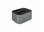 Doppia Docking Station Tooq TQDS-805G 2,5"-3,5"" Hdd/Ssd Sata Usb 3.0 Grigio"