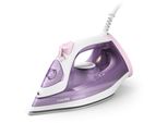 Philips | DST3010/30 Serie 3000 | Ferro Da Stiro A Vapore | 2000 W | Capacità Del Serbatoio Dell'acqua 300 Ml | Produzione Di Vapore Continuo 30 G/Min | Produzione Di Vapore G/Min | Viola/Bianco