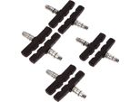 Set Di Freni Per Bicicletta Da 8 Pezzi Per Shimano | 4 Paia Di Ganasce Nere Per La Bicicletta | V-Brake 70Mm V-Brake Simmetrico | Pattini Per Freni | Ganasce Per Freni | Set Di Ganasce Per Freni | Ganasce Per Freni V-Brake | Ganasce Per Freni Mtb