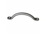 Maniglia Per Porta Edm Finitura Opaca 125 Mm Acciaio Color Argento