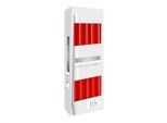 Candela A Cono Da Tavolo Bispol Aura 7H 24,5CM S30-030 Rosso 10Pz.