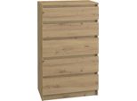 Cassettiera Stretta Con Cassetti Taavi - Rovere Artisan