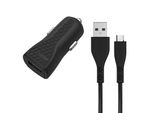 Energizer Hardcase - Caricatore Da Auto USB-A 1A + Cavo Micro-Usb (Nero)