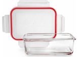 Contenitore Per Alimenti Ibili 754709 Vetro Borosilicato 900 Ml 13,5 X 18,2 X 6,3 Cm