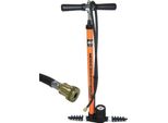 Sks 2191753784-10065 Pompa A Pavimento Da Corsa Compressore In Ottone Nipplo Raccordo Tubo Sv, Arancione/Nero