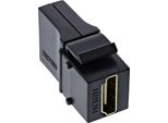 Inline® Hdmi Keystone Snap-In Insert 4K/60Hz, Presa Hdmi A, Angolata, Nero
