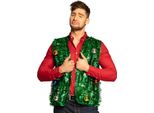 Gilet Albero Di Natale Da Uomo - Costume Di Carnevale Taglia: M-L