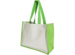 Westford Mill Printers Borsa / Shopper / Shopping Bag In Iuta, 21 Litri (2 Pezzi/Confezione) BC4539 (Taglia Unica) (Verde Mela)