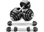 Re:Sport® Set Di Manubri In Ghisa Da 30 Kg Set Di Manubri Set Di Piastre Per Pesi Manubri