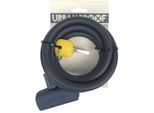 Serratura A Cavo Urban Proof Ø12Mm X 150 Cm Acciaio/Pvc Blu Opaco