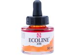 Talens - Flacone Di Acquerello Ecoline Da 30 Ml, Arancione Chiaro