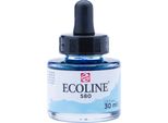 Ecoline Acquerello Liquido 30 Ml Blu Pastello 580