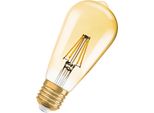 Osram Vintage 1906 Led Edison 4W 824 Gold E27 Lampada 410Lm 2400K Bianco Caldo Come 35W 4099854091377