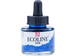 Ecoline Bottiglia Di Acquerello Liquido 30 Ml Ultramarine Dark 506