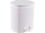 Keeeper 1030451900000 Keeeper "Tjark"", Bidone A Pedale, 21 Litri, Bianco Nordico"