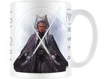 Star Wars: Ahsoka - Tazza Da Caffè "Forza Celeste"", Pod PM7628 (Taglia Unica) (Bianco/Nero)"