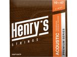 Corde Per Chitarra Acustica Henry's Phosphor Premium 10-47