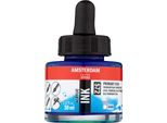 Amsterdam Flacone D'inchiostro Acrilico 30 Ml Ciano Primario 572